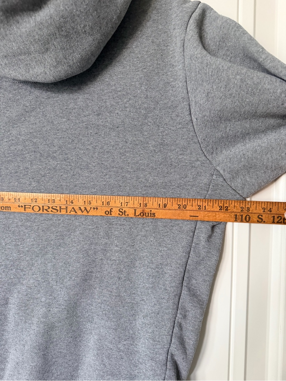 Patagonia Line Logo Ridge Stripe Gray Pullover Hoodie Men’s M Organic Cotton - Picture 6 of 9